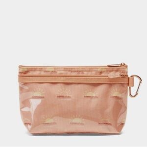 Clear clip pouch in morning rays thirty one